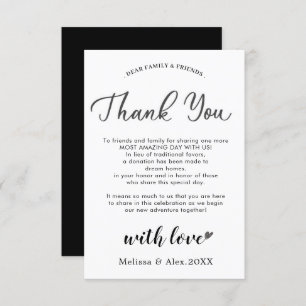 thank you favour card   thank you card