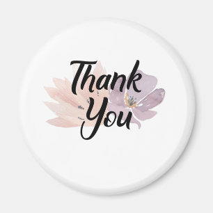 Thank You Favour Floral Magnet