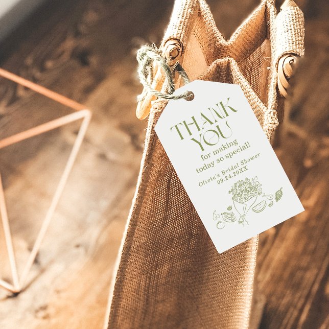 Thank You Favour Tag Fresh Off the Market Bridal  (Creator Uploaded)