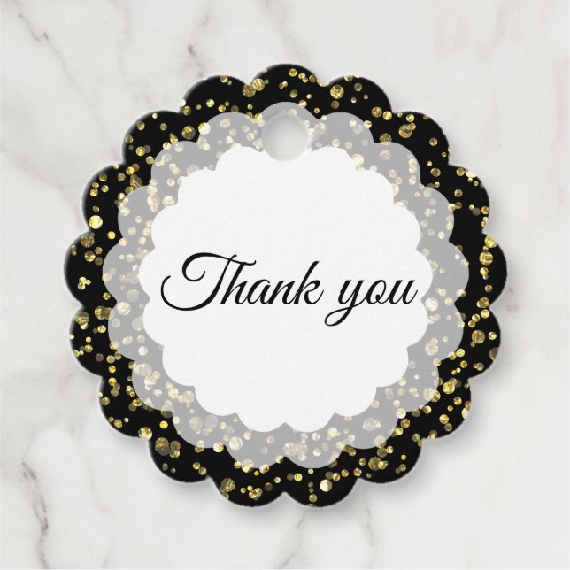 Thank you favour tags (Front)