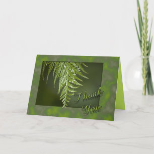 Thank You Fern Card