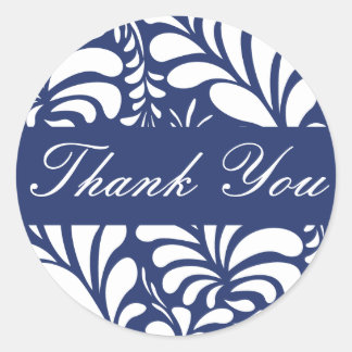 Thank You Fern Flora Envelope Sticker Seal
