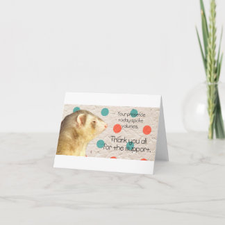 Thank you Ferret card