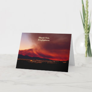 Thank You, Firefighters Greeting Card