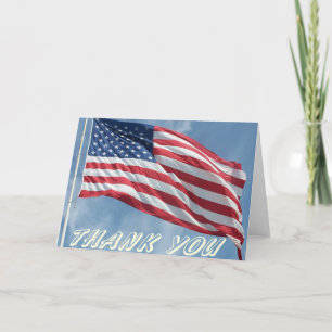 Thank You Flag Card