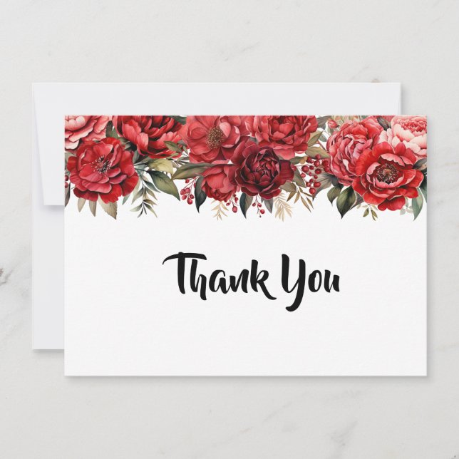Thank You Flat Note Card (Front)