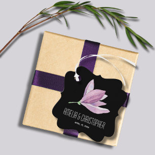 Thank You Floral Favour Tags