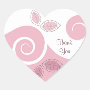 Thank You Floral Gift Sticker