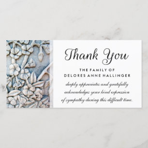 Thank You Floral Simplicity Sympathy Card