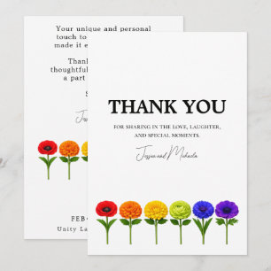 🌈 Thank you - Flourish Together Card