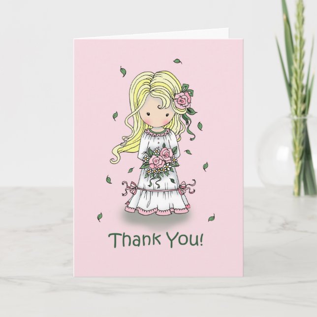 Thank You Flower Girl Card (Front)