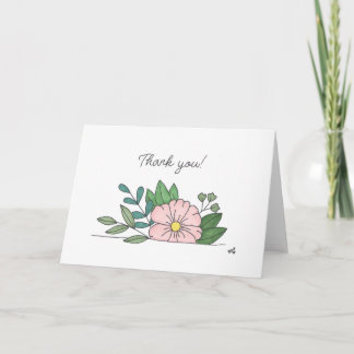 Thank You Flowers 7 Card