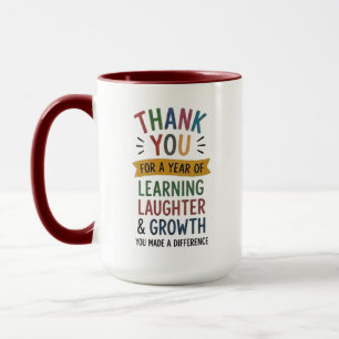 Thank You for a Year of Learning Mug