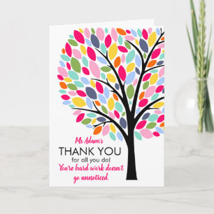 Thank you for all that you do.  card