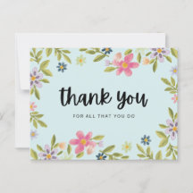 Thank you for all that you do