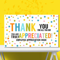 Thank you for all you do staff and teacher  Banner