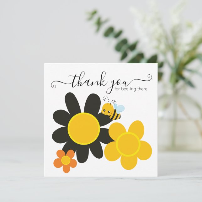 Thank You For Bee-ing There Card (Standing Front)