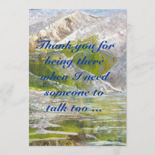 Thank You For Being A Friend Card