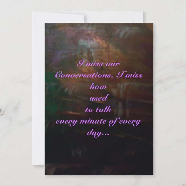 Thank You For Being A Friend Card (Front)