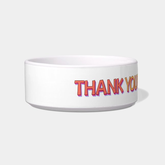 Thank You For Being a Friend Official PET BOWL (Left)