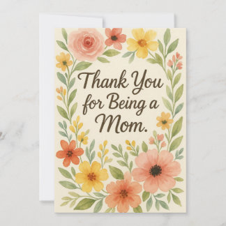 “Thank You for Being a Mum” card -The Golden Girls