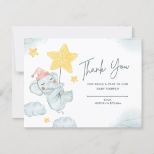 Thank you for being a part of our baby shower postcard