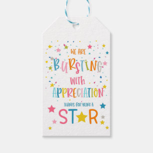 thank you for being a star gift tags