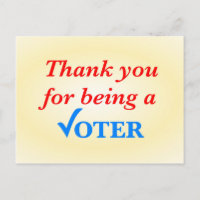 Thank you for being a voter