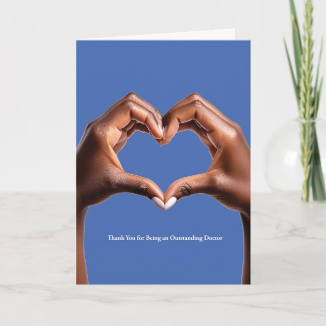 Thank You for Being an Outstanding Doctor (Front)