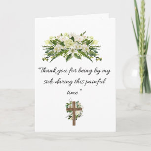 Thank You for Being by My Side – Sympathy Card