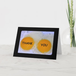Thank You For Being Egg-stra Nice! Thank You Card
