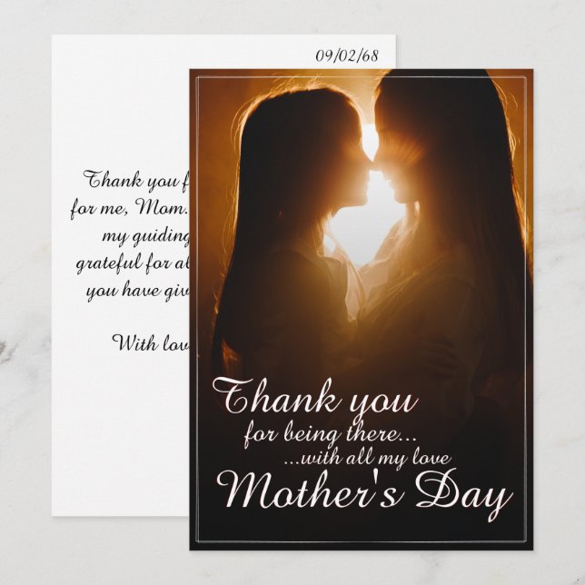 Thank You for Being Here – Mother’s Day (Front/Back)