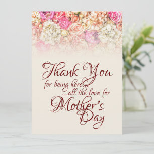 Thank you for being here - Mother's Day