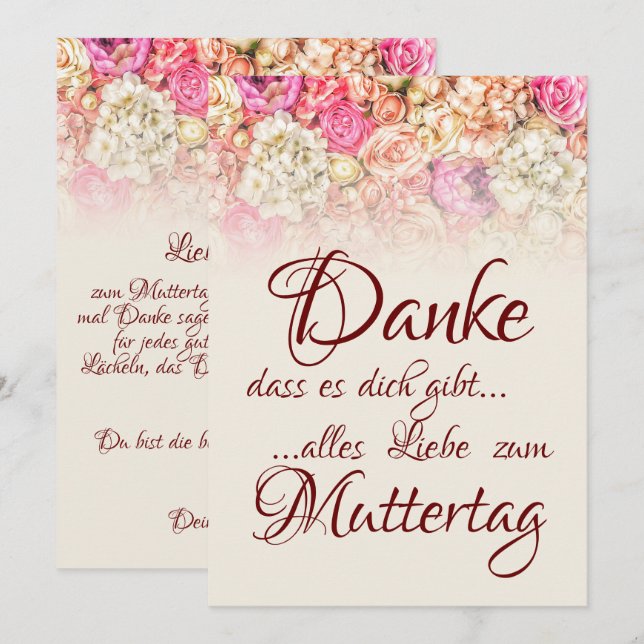 Thank you for being here — Mother's Day (Front/Back)