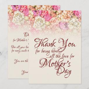 Thank you for being here - Mother's Day