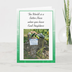 Thank you for being Kind Neighbours  Card