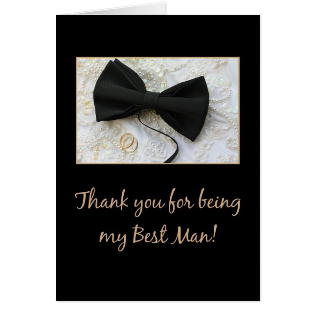 Thank you for being my Best Man (Front)