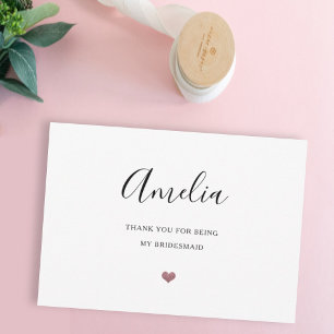 thank you for being my bridesmaid wedding glitter