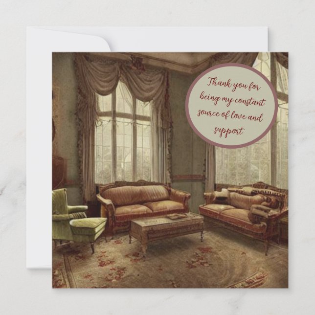 Thank you for being my constant source of love  card (Front)