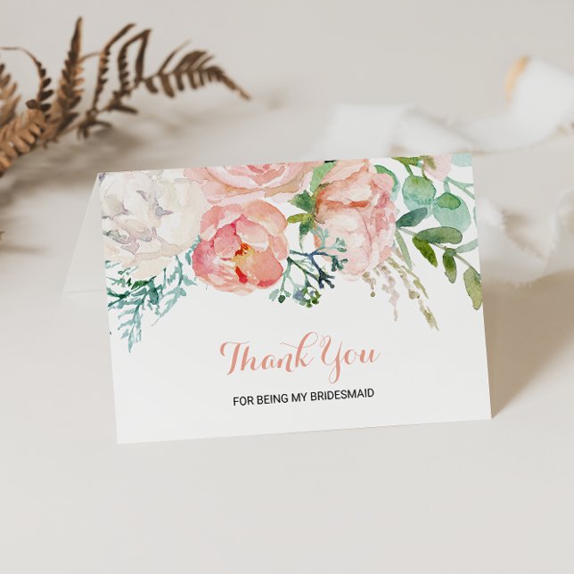 Thank You For Being My Maid of Honor Wedding Card (Creator Uploaded)