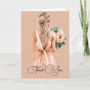 Thank You for being my Maid of Honour Card