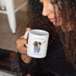 Thank You for Being my Person | Best Friend Coffee Mug<br><div class="desc">Remembering your friend on their birthday with a card already shows you care, but if you love them like family, or they truly are your best friend, a custom mug is a must! Please let me know if you need any changes to hair colour/style. Add your custom wording to this...</div>