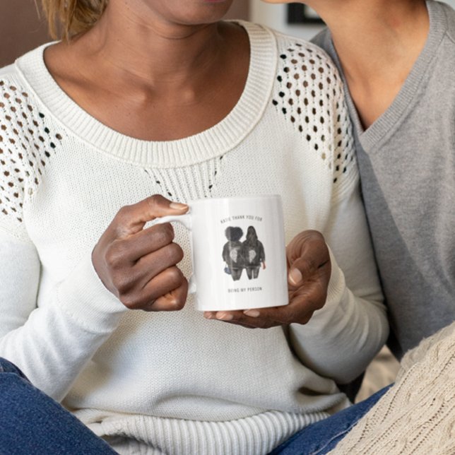 Thank You for Being my Person | Best Friend Coffee Mug (Creator Uploaded)