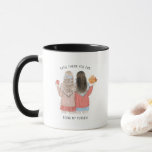 Thank You for Being my Person | Best Friend Mug<br><div class="desc">Remembering your friend on their birthday with a card already shows you care, but if you love them like family, or they truly are your best friend, a custom mug is a must! Please let me know if you need any changes to hair colour/style. Add your custom wording to this...</div>