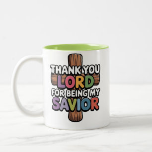 Thank you For Being My Saviour Mug