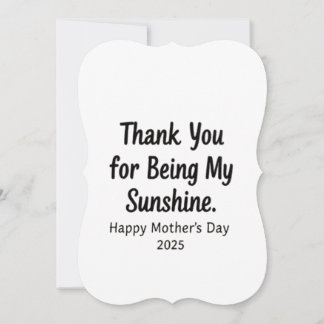 Thank You for Being My Sunshine Mum Gifts