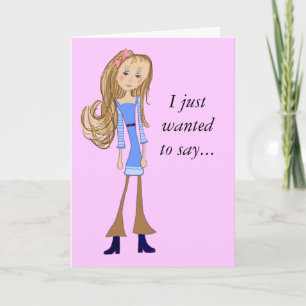 Thank You For Being My Teacher Greeting Card