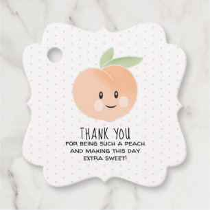 Thank You For Being Such A Peach Favour Tags