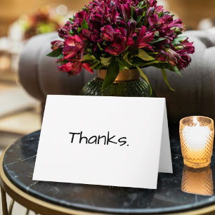 Thank you for being there Heart Minimalist Note Card