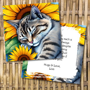 Thank you for Being There Personalized  Card